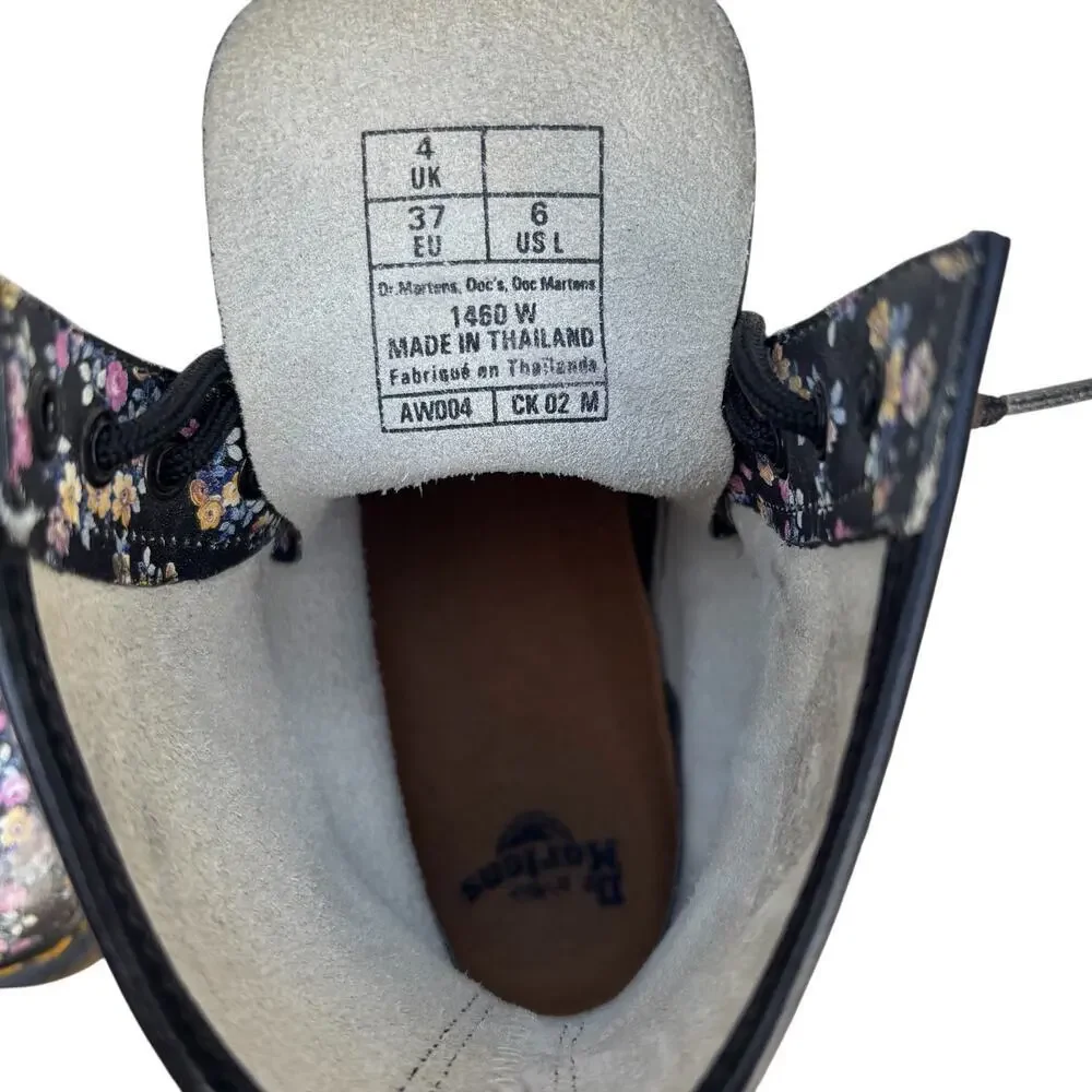 Dr. Marten 1460 Boot Floral Women’s Size 6 Color- Black - Mini Tydee